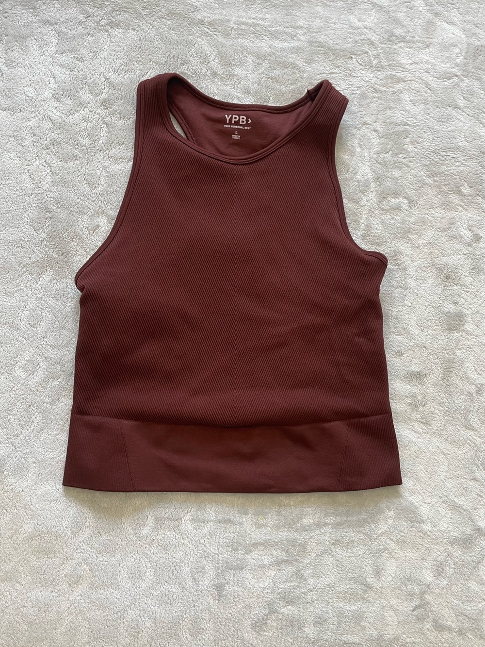 YPB Abercrombie & Fitch- Women's Large Cropped Racerback Tank